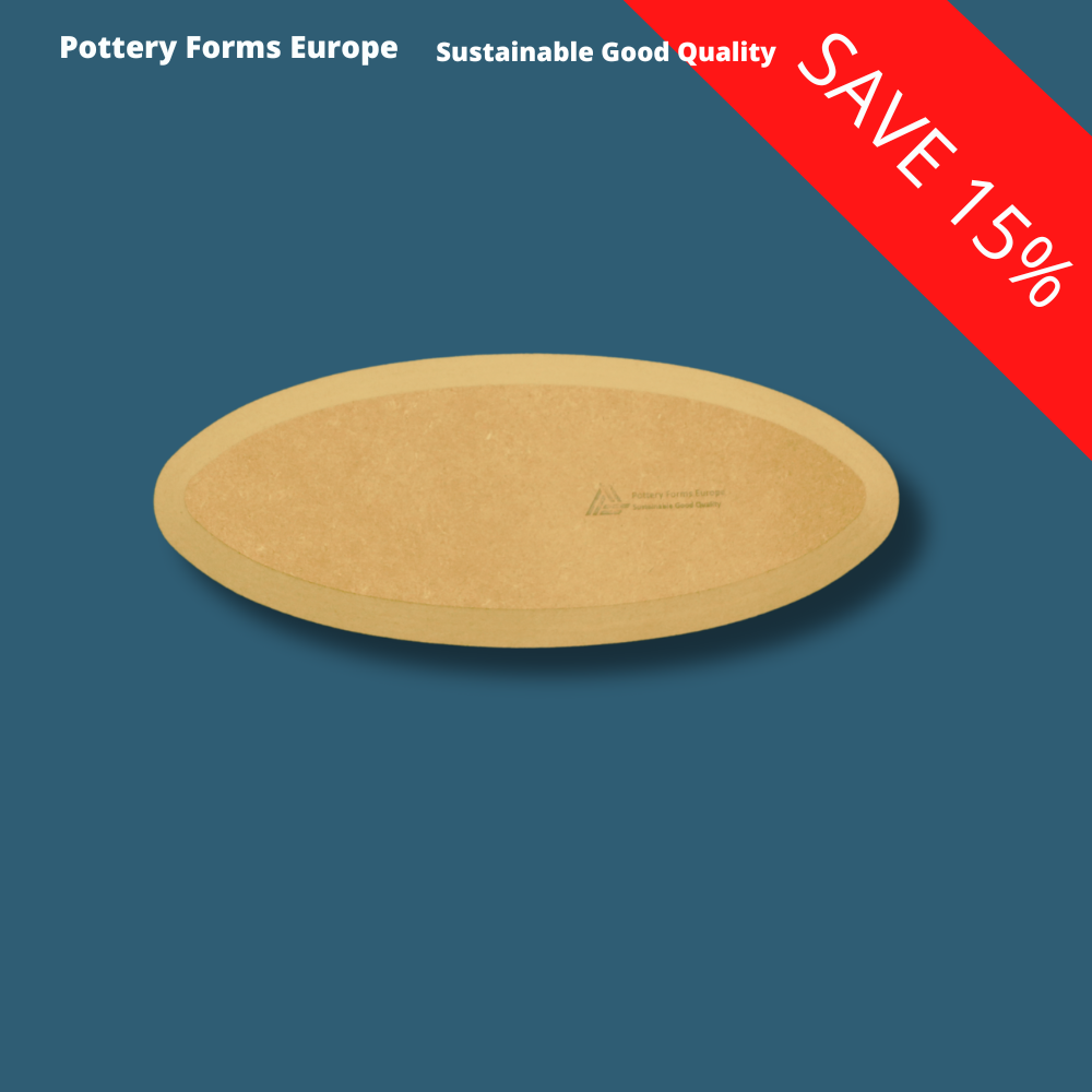 Ovaal Hard Edge 7,5 x 16,5 inch (19,1 x 41,9 cm)
