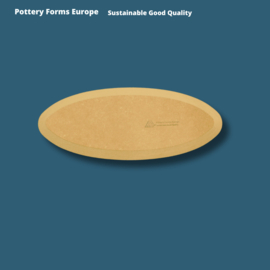Oval Hard Edge 6 x 15 inch (15,2 x 38,1 cm)