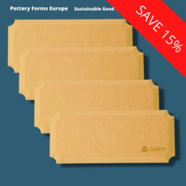 Plaque rectangle 6 x 14 inch / 15.2 x 35.6 cm (pack 4 pcs)