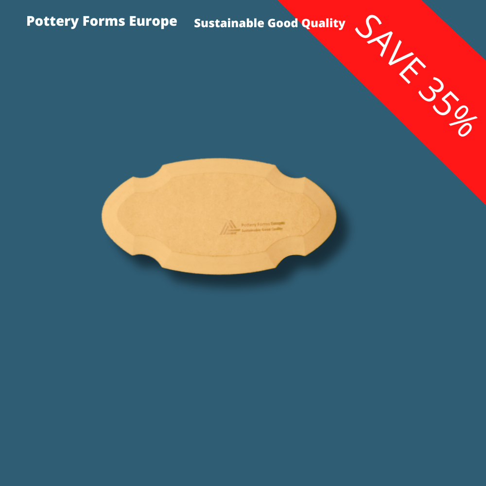 Plaque Ovaal Hard Edge 5 x 10 inch (12,7 x 25,4 cm)
