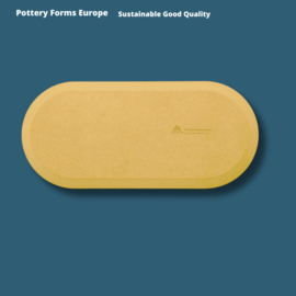 Rounded Rectangle Hard Edge 7,5 x 16,5 inch (19 x 41,9 cm)