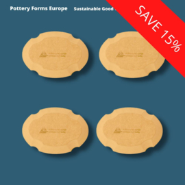 Plaque oval  5 x 7 inch / 12.7  x 17,8 cm (pack 4 pcs)