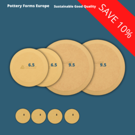 Dinner Set Round Soft Edge with Wheel Attachment System spacers