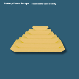 Square Hard Edge Stack 6 pcs