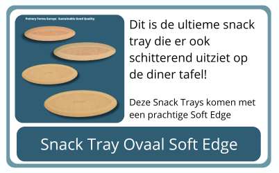 snack tray ovaal Pottery Forms Europe