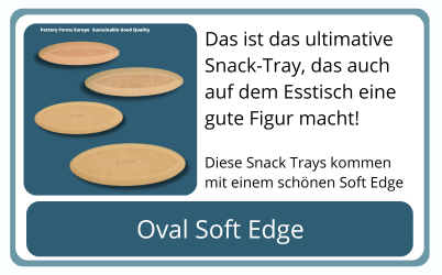 Oval Snack Tray Pottery Forms Europe