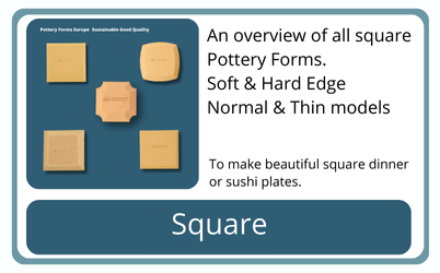 square pottery Forms Europe