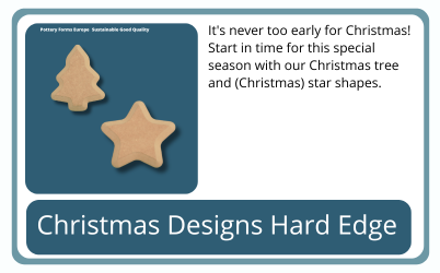 Christmas designs pottery forms europe