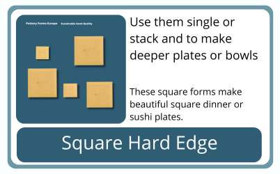 Square Pottery Froms Europe