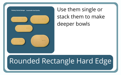 Rounded Rectangle Pottery Forms Europe