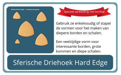 Spherische Driehoek Pottery Forms Europe