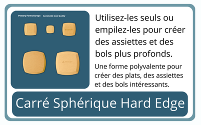carrré Spherique Pottery Forms Europe