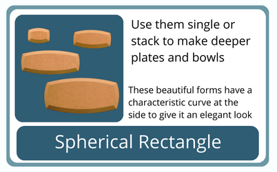 Spherical Rectangle Pottery Forms Europe