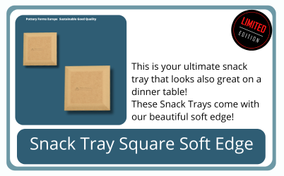 Snack Tray Square Pottery Forms Europe