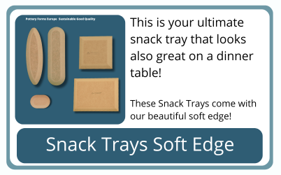 Snack tray Soft Edge Pottery Forms Europe