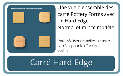 Square pottery Forms Europe