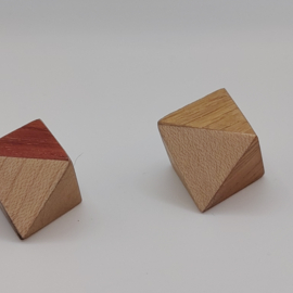 octaeder verschillende soorten hout