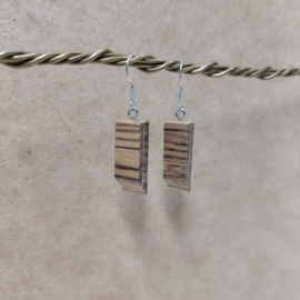 Zebrano met noten esdoorn fineer