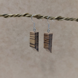Zebrano met noten esdoorn fineer