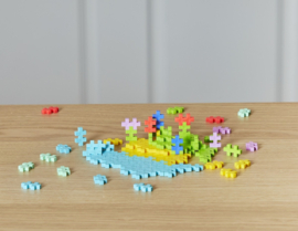 Plus-Plus koker mix 'Tropical' | 240 stuks