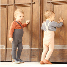 Silly Silas maillot met bretels footed dark grey blend | diverse maten