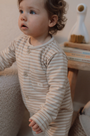 Little Dutch pyjamapakje naturel streep | maat 50 - 68