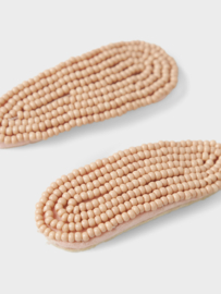 Lil' Atelier klikklak spelden met kraaltjes cameo rose