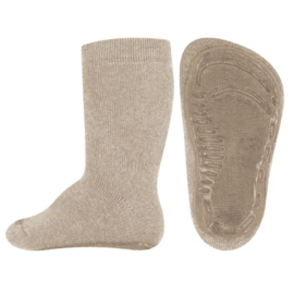 Ewers Softstep anti-slip sokken dark beige | maat 17 - 24