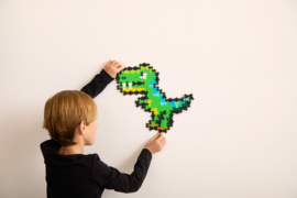 Plus-Plus puzzel op nummer T-rex | 250 stuks