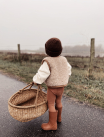 Alwero bodywarmer Alpen junior beige | maat 80 - 122