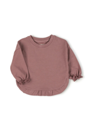 Nixnut baby | Ruffled Sweater Mauve