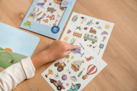 Little Dutch stickerdoos  blauw | set van 3