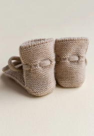 Hvid Booties Sand