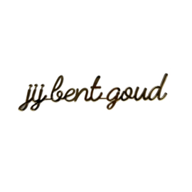 Goegezegd (muur)sticker 'Jij bent goud'