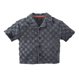 Z8 mini badstof blouse met korte mouwen Geo calamari | maat 80 - 116