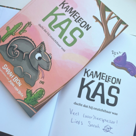 Kameleon Kas dacht dat hij onzichtbaar was - Sarah Bon | GESIGNEERD EXEMPLAAR