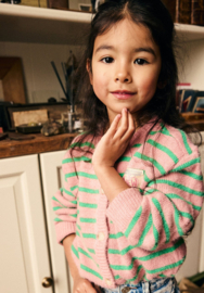 Daily Seven | Cardigan Gestreept | Lilas