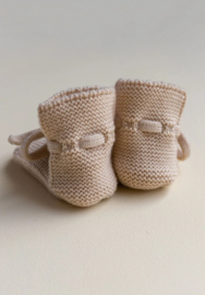 Hvid Booties Oat