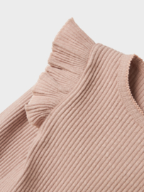 Lil' Atelier ribshirt shadow gray | maat 92 - 128