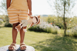Little Dutch korte broek streep yellow | maat 74 - 104