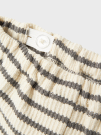 Lil' Atelier broekje streep pewter | maat 56 - 86