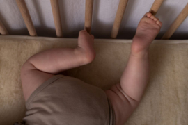 Alwero matrasbeschermer ledikant naturel | 60x120