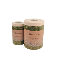 Grennn speelrijst flowers mix  | 300 gram