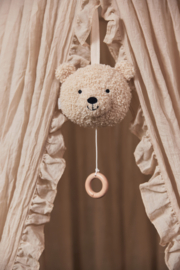 Jollein muziekhanger teddybeer | in naturel of biscuit