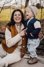 Alwero bodywarmer Alpen junior donkerblauw | maat 80 - 122