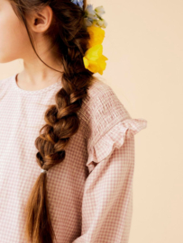 Lil' Atelier blouse ruit nostalgia rose | maat 92 - 128