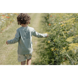 Little Dutch t-shirt lange mouw forest green | maat 74 - 104