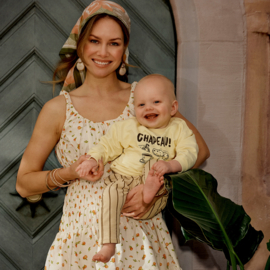 Z8 baby sweater Guus silly citron | maat 50 t/m 74