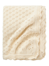 Lil' Atelier Home pointelle gebreide deken turtledove