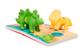 SmartMax storybooks Dinosaurs - magnetische bouwdino's met boekje